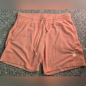 Playboy Pacsun Terry Cloth Shorts Mens Large Lounge Sweats Beach Casual Bunny